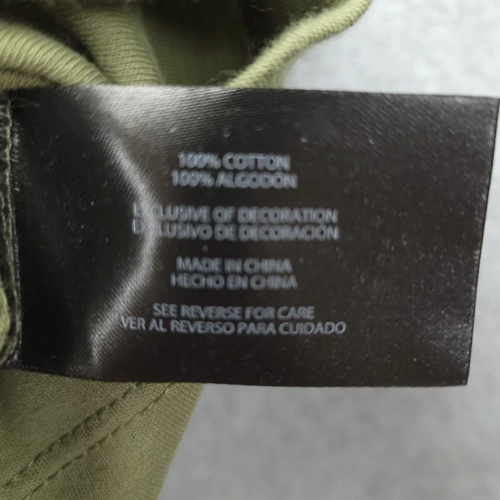 Banana Republic Polo Shirt Mens L‎ Green Solid Cotton Long Sleeve Luxe Touch Top